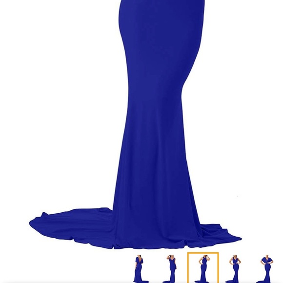 NWT INFINITY WRAP GOWN DRESS💙ROYAL BLUE - Picture 6 of 16